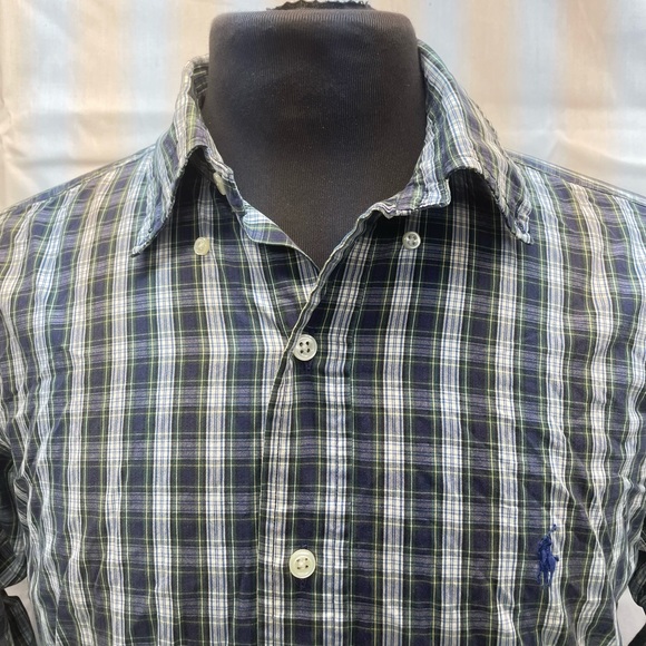 Men’s Polo Ralph Lauren Long Sleeve Button Down Shirt Size Medium - Picture 2 of 4